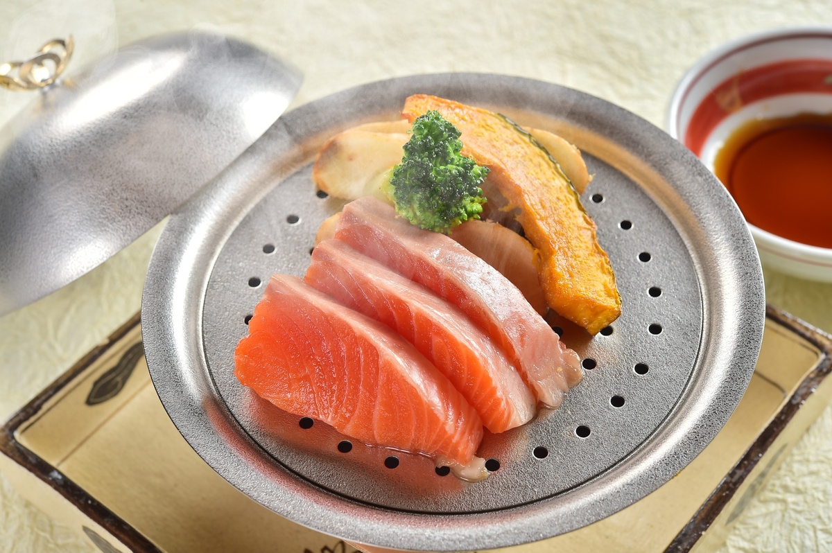 アルプスサーモン源泉蒸し